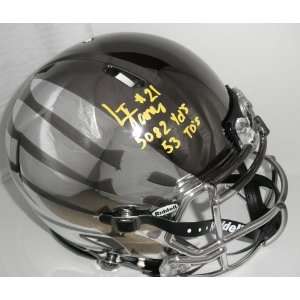   Liquid Metal Riddell Speed Helmet Rose Bowl 2012