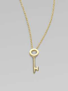 Roberto Coin   18k Yellow Gold Key Necklace    