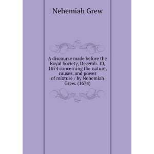   and power of mixture / by Nehemiah Grew. (1674) Nehemiah Grew Books