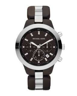 Mid Size Showstopper Chronograph Watch, Brown