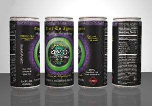 420 ENERGY DRINK PURPLE DANK MARIJUANA HEMP (22)count  