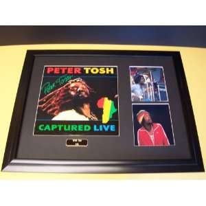 Peter Tosh autographed lp Live