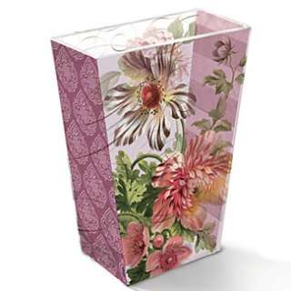 Fringe Burgundy Floral Angela Vase   Sale   Home   