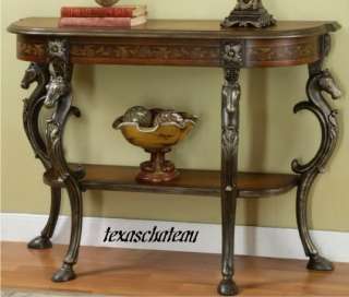 EQUESTRIAN HORSE HOME DECOR ACCENT ENTRY SOFA BUFFET HALL TABLE XL NEW 
