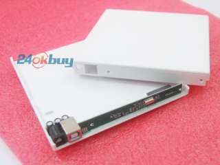 USB SATA Laptop CD DVD RW ROM External Case Enclosure W  