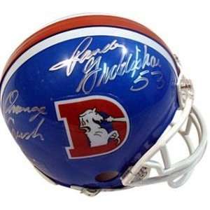 Randy Gradishar signed Denver Broncos Throwback Mini Helmet 