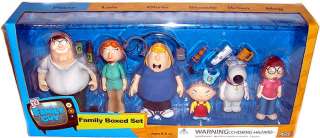 Family Guy Family Boxed Set 6 Figures MIB RARE Mezco  