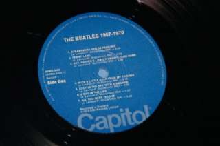 Lot 3 Beatles Records Red White & Blue Album 6LP Vinyl Set 1962 1970 