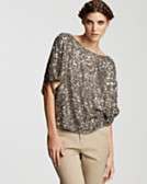    Vince Silk Sequined Tee  