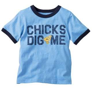 Carters Chicks Dig Me Ringer Tee   Toddler