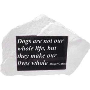  Zoobox, GP0117 R, Garden Stone, Dogs Are Not Our Whole 