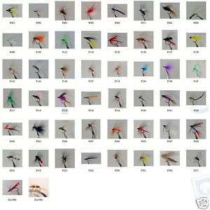 100 Mix Dry Fly Fishing Flies Hook Hooks Lure Tackle  