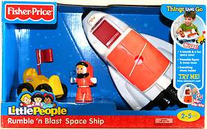 Fisher Price Little People Rumble n Blast Space Ship  