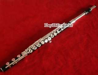 2011 Grenadilla Wooden Flute B foot 925 Sterling Silver  