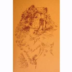  Chow Chow Lithograph Signed by Stephen Kline