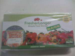Sharper Image FresherLonger Miracle Food Storage Bags  