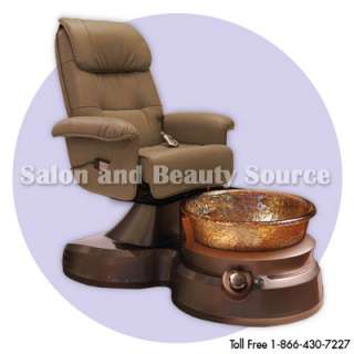 Lenox Pedicure Spa Unit Foot Chair Heated Glass Bowl  