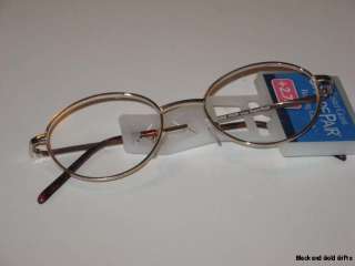 75 Foster Grant Spare Pair Metal Frame Reading Glasses Eyeglasses 