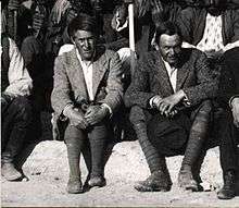 Lawrence and Leonard Woolley ( right ) at Carchemish , spring 