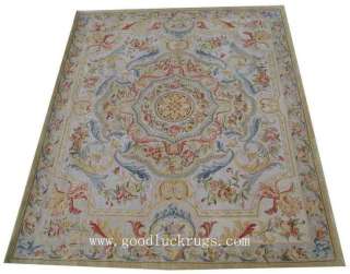 9X12 AUTHENTIC FRENCH SAVONNERIE WOOL AREA RUG CARPET  