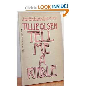  Tell Me a Riddle Tillie Olsen Books