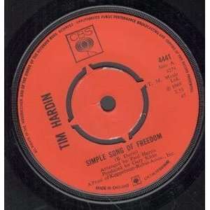  SONG OF FREEDOM 7 INCH (7 VINYL 45) UK CBS 1969 TIM HARDIN Music