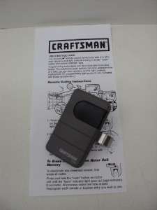 CRAFTSMAN GARAGE DOOR OPENER REMOTE FOR PURPLE LEARN BUTTON  