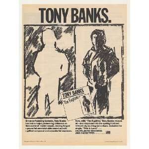  1983 Tony Banks The Fugitive Atlantic Records Print Ad 