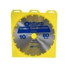 Oldham 100NC Master Combination 10 x 80 Tooth Saw Blade 5/8 Arbor 