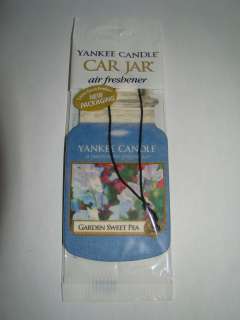 Yankee Candle Garden Sweet Pea Car Jar New In Original Package FREE 