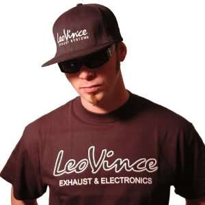  LeoVince Basic T Shirt   Black (Medium) Automotive