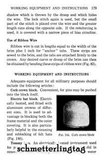   and instructions millinery equipment general rules common terms index