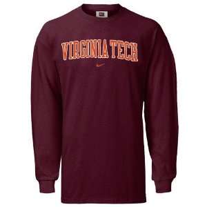  Nike Virginia Tech Hokies Maroon College Classic Long 