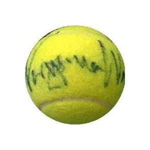 Virginia Wade Autographed/Hand Signed Tennis Ball