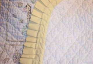 VINTAGE PRECIOUS MOMENTS COUNTING QUILTS    PERSONALIZE BABY CRIB 