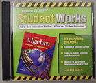 Glencoe California Algebra 1 Assignment Works PC MAC CD create class 