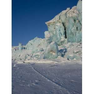  Glacier and Glacier Ice, Billefjord, Svalbard, Spitzbergen 