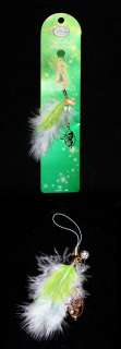 Disney Peter Pan   Tinkerbell Feather Cell Charm   Green & White 