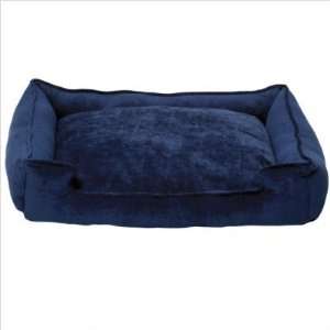   Velvet Lounge Micro Velvet Lounge Dog Bed in Twilight Size 24 x 18