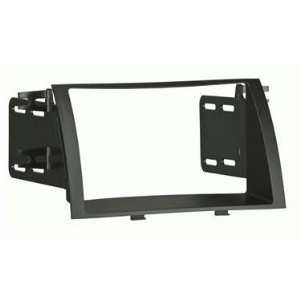  Double Din Stacked Iso Din Stereo Installation Kit Matte Black Car