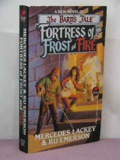 1st, signed by 3, Fortress Frost & Fire Mercedes Lackey 9780671721626 
