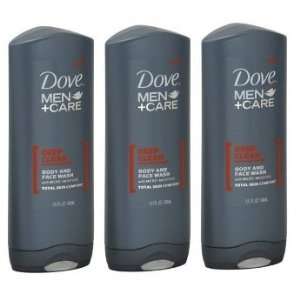  Dove Men+Care Body and Face Wash, Deep Clean, 13.5 Fl Oz 