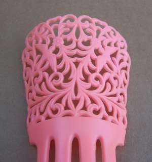 New pink Spanish peineta mantilla hair comb  