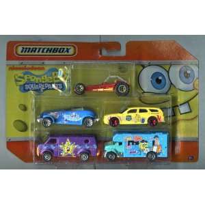  Spongebob Squarepants ** 5 Pack with Orange Dune Buggy Toys & Games