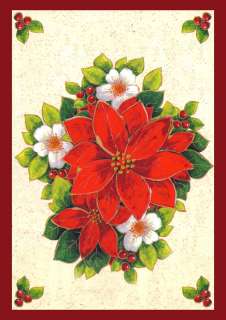 Poinsettia Latch Hook Rug Pattern (EXCLUSIVE) #R18  