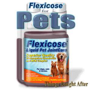 FLEXICOSE LIQUID GLUCOSAMINE CHONDROITIN MSM FOR PETS  