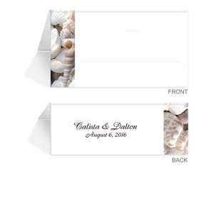  120 Personalized Place Cards   Shell Fortune Office 