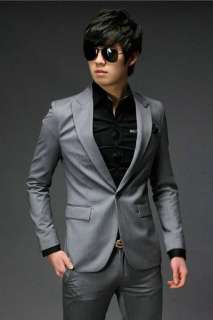 2011 Mens Essential Classic Formal Hot Suits Gray 2459  