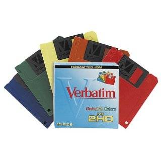  Verbatim 3.5IN HD 1.44MB Pre Formatted IBM Rainbow Colors 