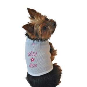   and Meow Dog Tank Top, Tough Guy, White, Extra Large